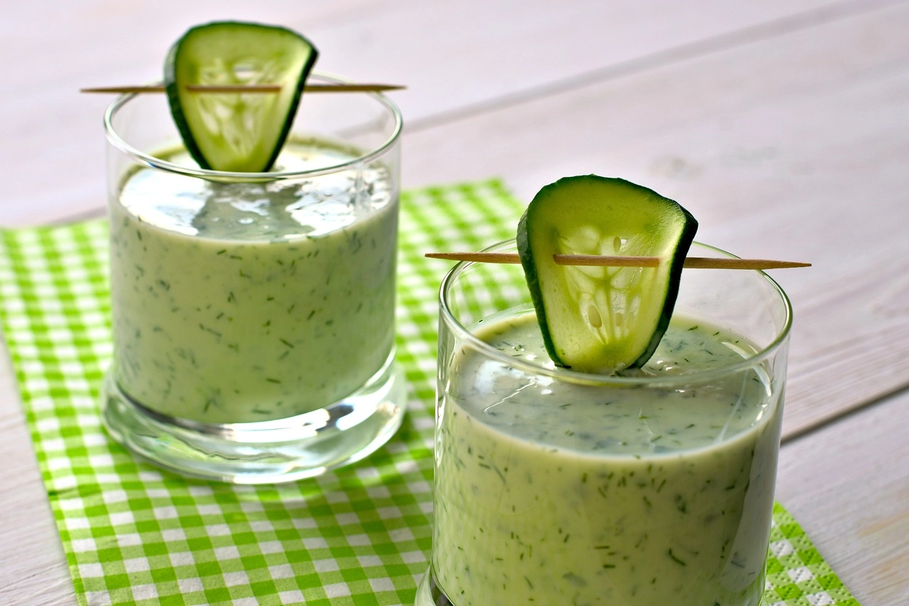 Cucumber With Yogurt Drink